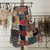 FREE SHIP! Cotton Market Style Patchwork Skirt-One Size-EXACT PATTERN