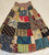 FREE SHIP! Cotton Market Style Patchwork Skirt-One Size-EXACT PATTERN