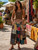 FREE SHIP! Cotton Market Style Patchwork Skirt-One Size-EXACT PATTERN