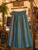FREE SHIP! Teal Rayon Patchwork Palazzo Pants-Size Medium EXACT PATTERN