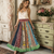 Cotton Long Patchwork Skirt-X-Large-EXACT PATTERN