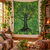 Cotton Celtic Tree Tapestry 