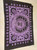 FREE SHIPPING Cotton Purple/Black Celestial Tapestry