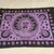 FREE SHIPPING Cotton Purple/Black Celestial Tapestry