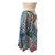 FREE SHIP! Cotton Oblique Patchwork Drawstring Skirt-Small