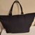 NWOT Victoria's Secret Black/Silver Sequin Large Tote Bag