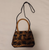 Pre-Loved Vintage Victoria's Secret Gold/Black Lace Small Purse