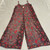 FREE SHIP! Silk Red Floral Jumpsuit-Medium 