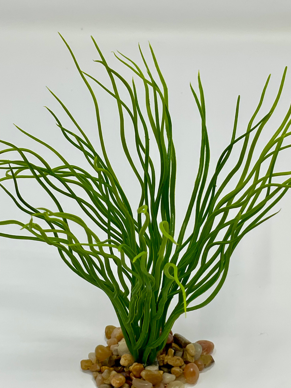 6 in. THICK 8-stem Curly Sea Grass Willow Soft flowing Plastic Wireless  Plant, Stone Base, Lower Forty Farm, unique handmade realistic  natural-looking artificial aquarium plant - Lower Forty Farm