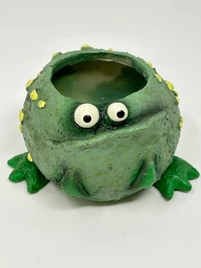 3.5" FRECKLES the FROG Blob House planter Pot Only, unique gift, home office decor