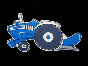 FORD, Long Decal/STICKER Original Artwork “Tractor Swag Series" by Lower Forty Farm FORD, Long Decal/STICKER Original Artwork “Tractor Swag Series" by Lower Forty Farm