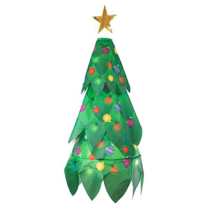 35" x 13" 3D CHRISTMAS TREE Windsock wind garden décor, In the Breeze ITB-5182 35" x 13" 3D CHRISTMAS TREE Windsock wind garden décor, In the Breeze ITB-5182