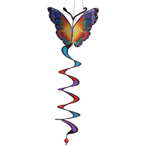 30” Long FANCY BUTTERFLY hanging WIND Spinner TWISTER garden décor – ITB-4288 30” Long FANCY BUTTERFLY hanging WIND Spinner TWISTER garden décor – ITB-4288