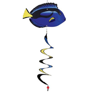 28” (Dory) BLUE Hippo TANG hanging wind spinner TWISTER garden décor, ITB-5008 28” (Dory) BLUE Hippo TANG hanging wind spinner TWISTER garden décor, ITB-5008