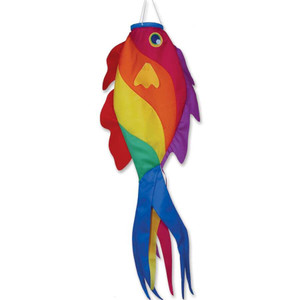 52" RAINBOW WRASSE fish windsock garden spinner décor – Premier Designs 77733