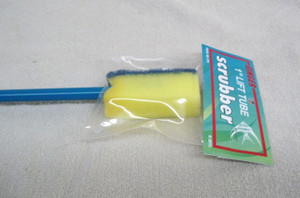 (1) Aquarium ALGAE 1 inch TUBE scrubber sponge pad w/ 18” handle, Scrubmaster