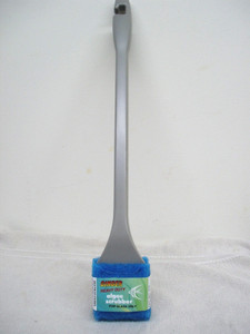 Aquarium HEAVY DUTY GLASS algae scrubber sponge pad with THICK 18” handle Aquarium HEAVY DUTY GLASS algae scrubber sponge pad with THICK 18” handle