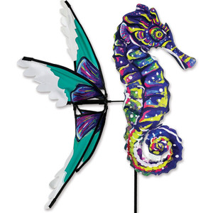 24" SEAHORSE Ground SPINNER garden décor – Premier Kites 25446 24" SEAHORSE Ground SPINNER garden décor – Premier Kites 25446