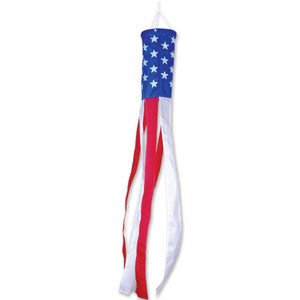 60" XL STARS & STRIPES windsock garden décor, Premier Kites 77862 60" XL STARS & STRIPES windsock garden décor, Premier Kites 77862