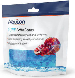 Aqueon Pure Betta Beads - Blue Aqueon Pure Betta Beads - Blue
