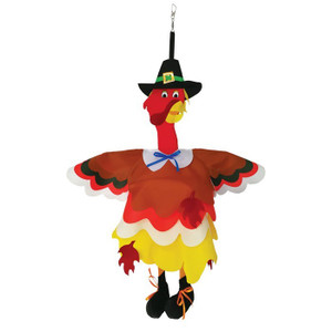 30" TURKEY Wind Friend hanging windsock garden décor  ITB-1148 30" TURKEY Wind Friend hanging windsock garden décor  ITB-1148