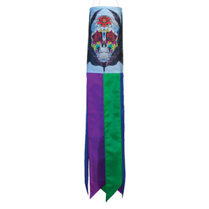 30" Small SUGAR SKULL Windsock garden décor – In the Breeze 5017