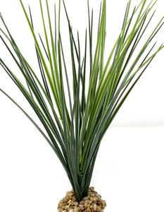 13 in. Extra THICK Green-White SPIKE Weed Grass Thick Realistic Artificial Aquarium plastic plant, stone base, Lower Forty Farm standing wireless artificial aquarium plant 13 in. Extra THICK Green-White SPIKE Weed Grass Thick Realistic Artificial Aquarium plastic plant, stone base, Lower Forty Farm standing wireless artificial aquarium plant