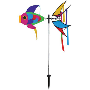 In The Breeze Pfingstrosen-Spinner – 33,5 Cm, Realistisch Bedruckt, Garten-Deko
