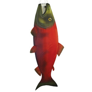 48" Large SOCKEYE SALMON Fish Windsock wind garden décor – In the Breeze 5118 48" Large SOCKEYE SALMON Fish Windsock wind garden décor – In the Breeze 5118