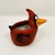 4" Red BABY Ruby RED CARDINAL Blob House planter Pot Only, unique gift, home office decor