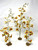 3 sizes of yellow Oncidium orchid aquarium flowers