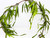54" Large Hanging WILLOW BRANCH Plant, artificial aquarium terrarium plant