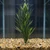 24" Large WILD GRASS 3-stem Soft Plastic Plant, Stone Base, Lower Forty Farm, unique handmade realistic natural-looking artificial aquarium plant
