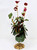 12" Md CREEPING CHARLIE Bush Green & Burgundy silk leaves, Goldfish & Betta-safe plant, stone base, Lower Forty Farm artificial aquarium plant
