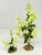 Small & Large Cream-Green Flower