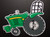 John Deere PULLER DECAL/STICKER Original Artwork “Tractor Swag Series" by Lower Forty Farm