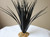 10-11" Thick LARGE BLACK Vanilla SWORD Grass Unique Artificial Aquarium soft plastic plant, stone base, Lower Forty Farm non-wired hand-made artificial aquarium plant, Betta safe