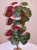 LARGE 15" CREEPING CHARLIE Bush Green & Burgundy silk  Plant, Stone Base, Goldfish & Betta-safe plant, Lower Forty Farm artificial aquarium plant