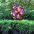14" wide, Fall Color Decor AUTUMN TRIPLE Wheel Ground Wind Spinner, ITB-2732