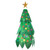 35" x 13" 3D CHRISTMAS TREE Windsock wind garden décor, In the Breeze ITB-5182