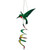 30”L Green-winged HUMMINGBIRD hanging WIND TWISTER garden décor ITB-4287 30”L Green-winged HUMMINGBIRD hanging WIND TWISTER garden décor ITB-4287