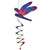30” Purple DRAGONFLY TWISTER Hanging Wind SPINNER garden décor – ITB 4650
