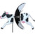 28 x 15" Black & White COW Ground SPINNER garden décor – Premier Kites 25017