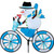30 x 28"  SNOWMAN BICYCLE Bike Ground Wind Wheel Spinner, Premier Kites 26712 30 x 28"  SNOWMAN BICYCLE Bike Ground Wind Wheel Spinner, Premier Kites 26712