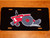 IH INTERNATIONAL Tractor Original artwork LICENSE PLATE on BLACK or WHITE Aluminum Plate