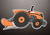 “KUBOTA" Fans - Original Artwork DECAL/STICKER “Tractor Swag Series" RIGHT