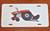 MASSEY FERGUSON MF Original artwork Tractor LICENSE PLATE on BLACK or WHITE Aluminum Plate