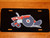 MASSEY FERGUSON MF Original artwork Tractor LICENSE PLATE on BLACK or WHITE Aluminum Plate