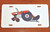 MASSEY FERGUSON MF Original artwork Tractor LICENSE PLATE on BLACK or WHITE Aluminum Plate