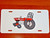 MF Massey Ferguson PULLER Tractor LICENSE PLATE on BLACK or WHITE Aluminum Plate